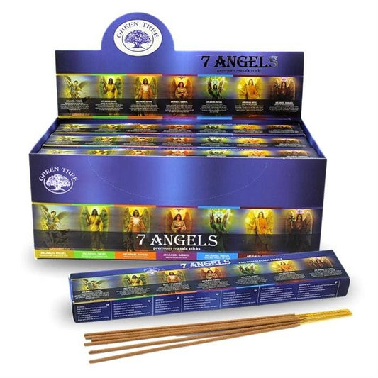 Incenso naturale Green Tree 7 Angels 15 grammi