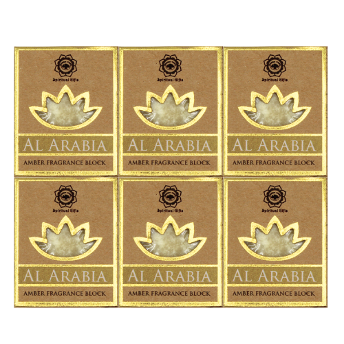 Blocco profumato Green Tree Amber Al Arabia set 6 pezzi